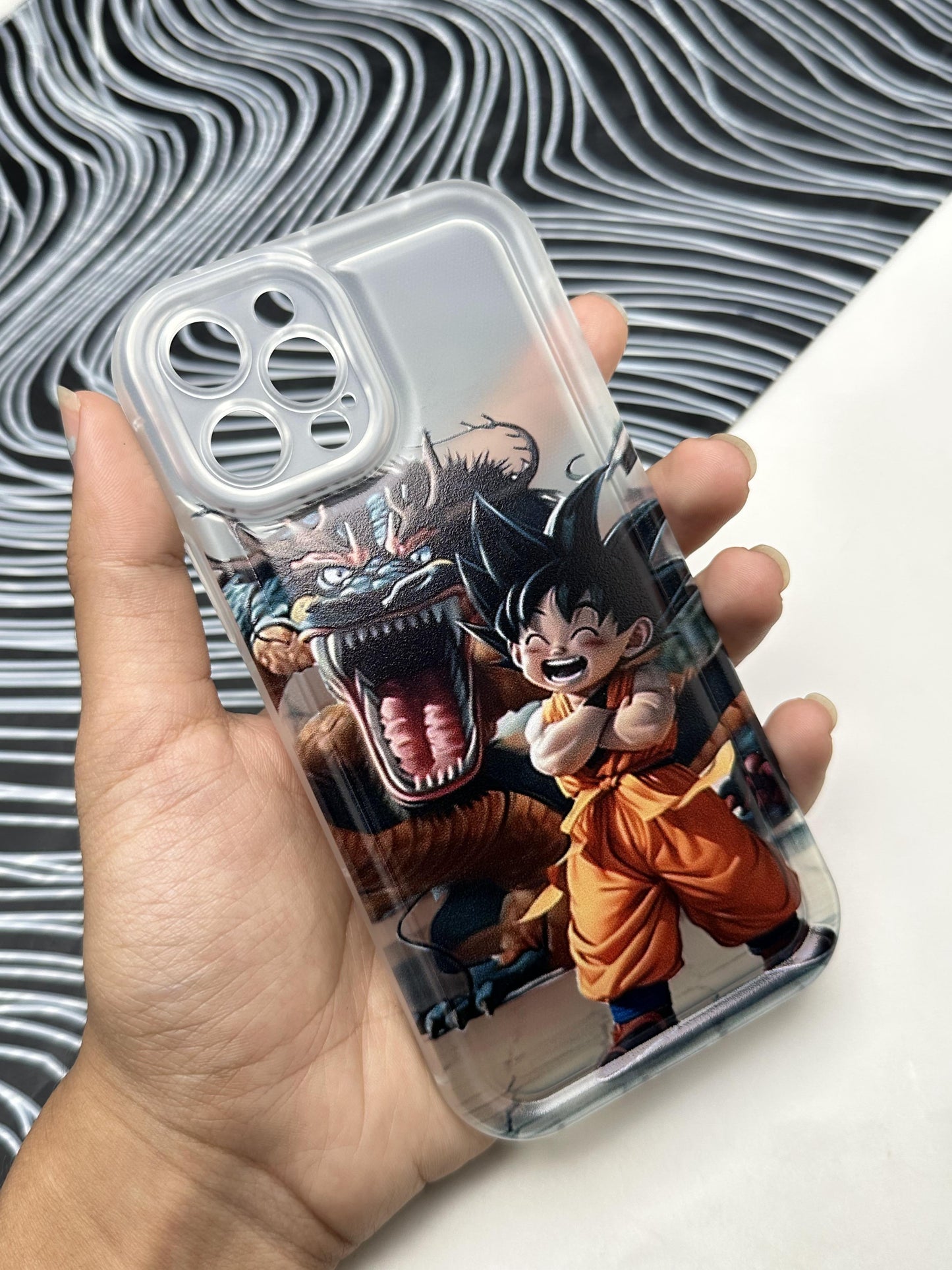 Goku Dragon Soft Matte Bumper Case For iPhone
