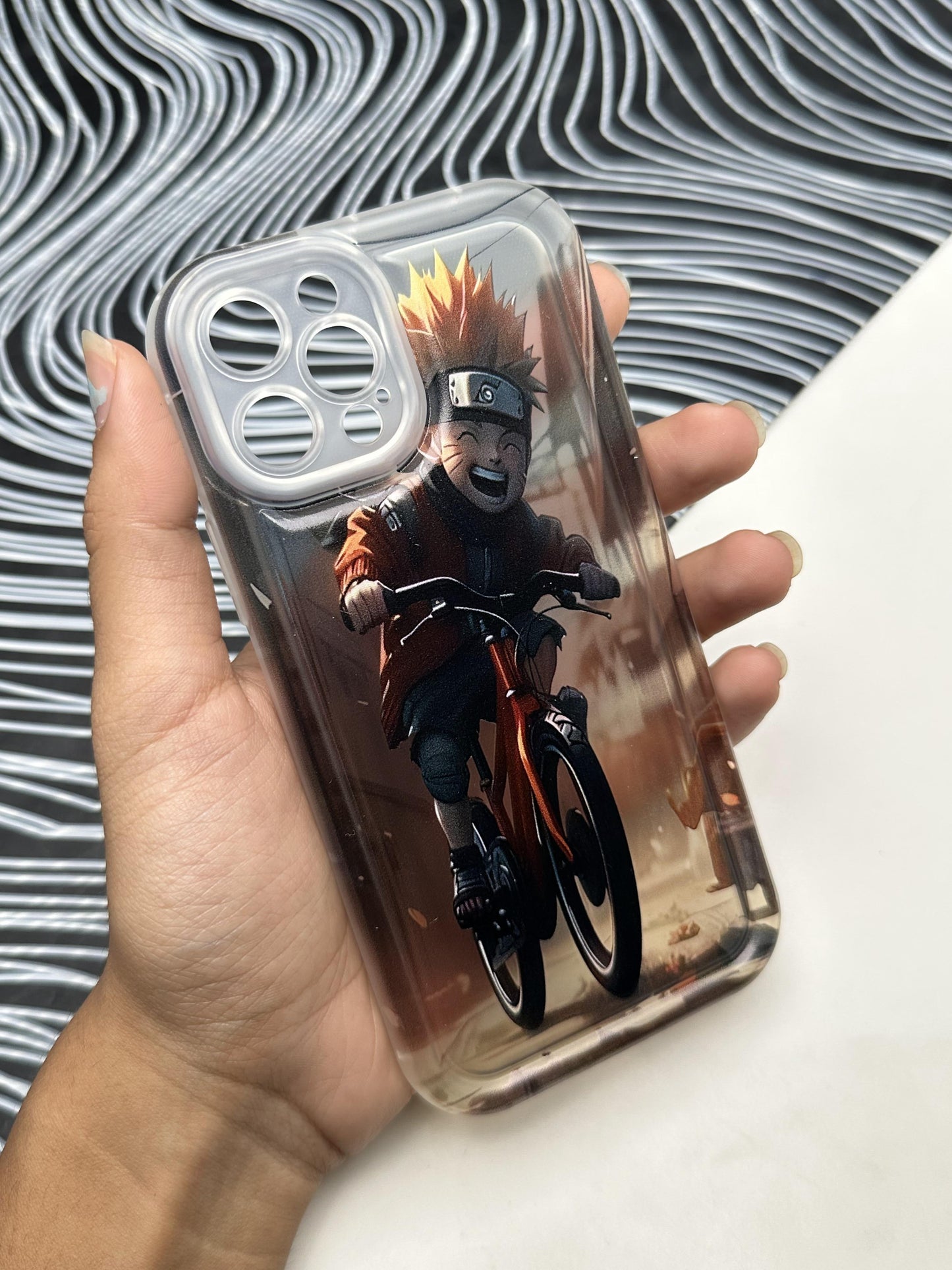 Naruto Cycling Soft Matte Bumper Case For iPhone