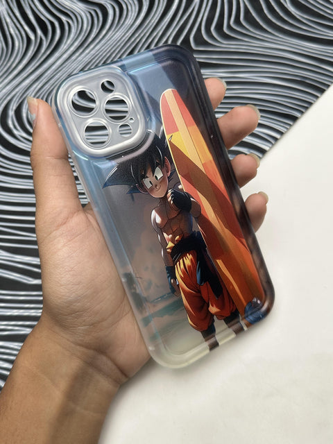 Goku 6 Pack Soft Matte Bumper Case For iPhone