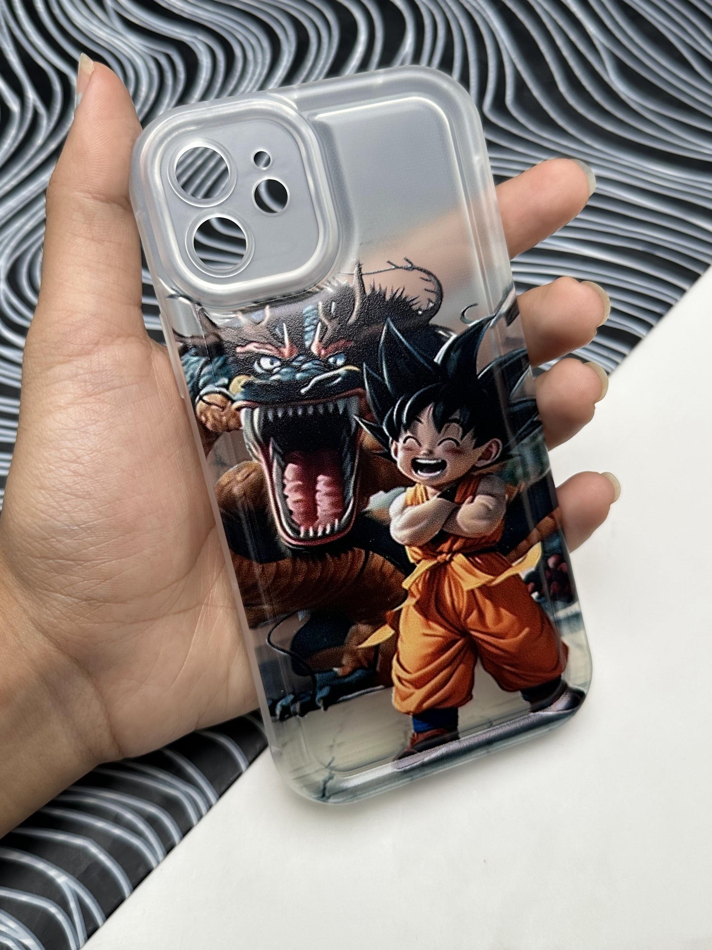 Goku Dragon Soft Matte Bumper Case For iPhone