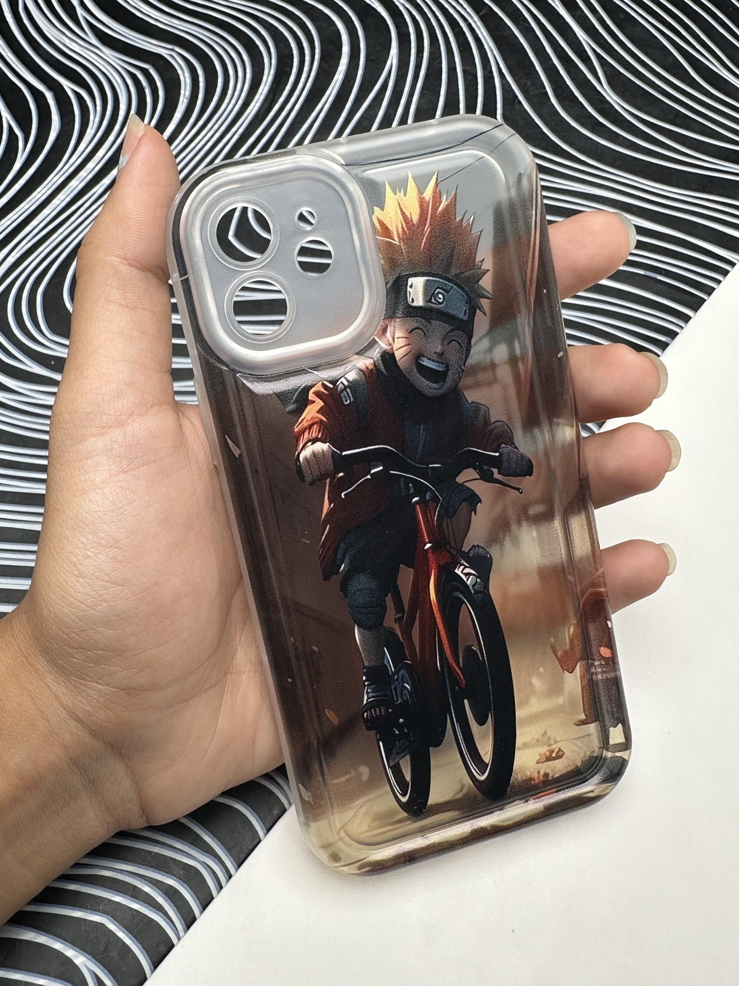 Naruto Cycling Soft Matte Bumper Case For iPhone