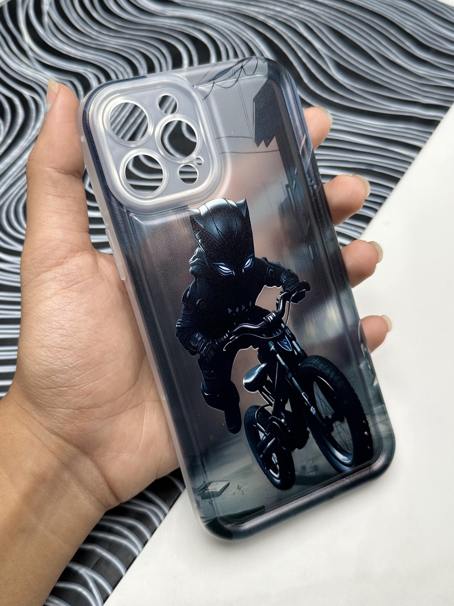 Black Panther Soft Matte Bumper Case For iPhone