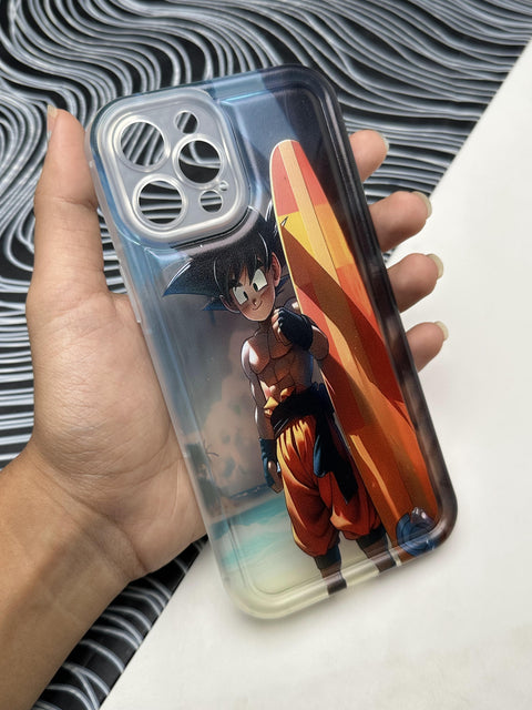 Goku 6 Pack Soft Matte Bumper Case For iPhone
