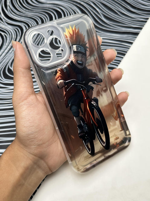 Naruto Cycling Soft Matte Bumper Case For iPhone