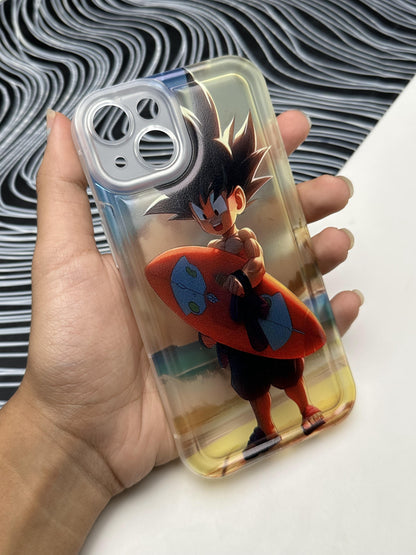 Goku Beach Soft Matte Bumper Case For iPhone