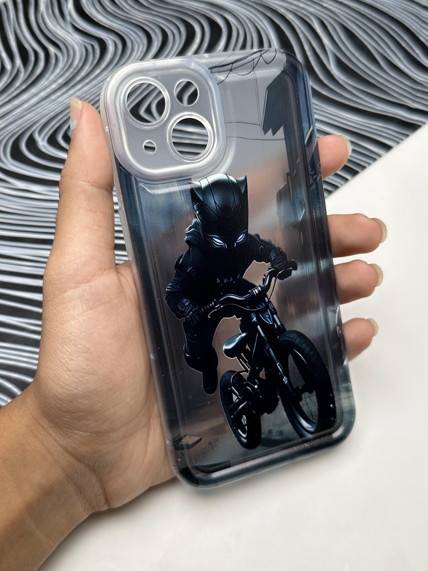 Black Panther Soft Matte Bumper Case For iPhone