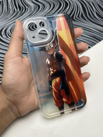 Goku 6 Pack Soft Matte Bumper Case For iPhone