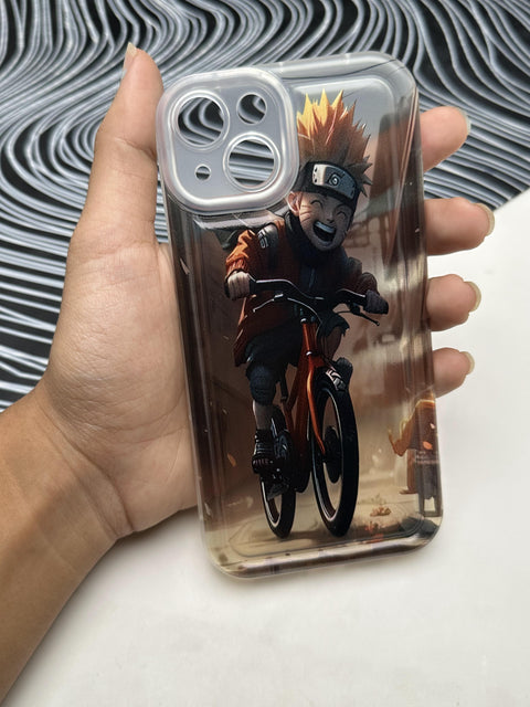 Naruto Cycling Soft Matte Bumper Case For iPhone
