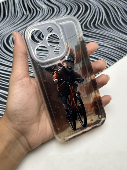 Naruto Cycling Soft Matte Bumper Case For iPhone