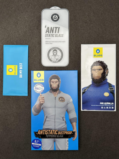 Blueo Anti Static HD 2.5 D Tempered Glass for iPhone