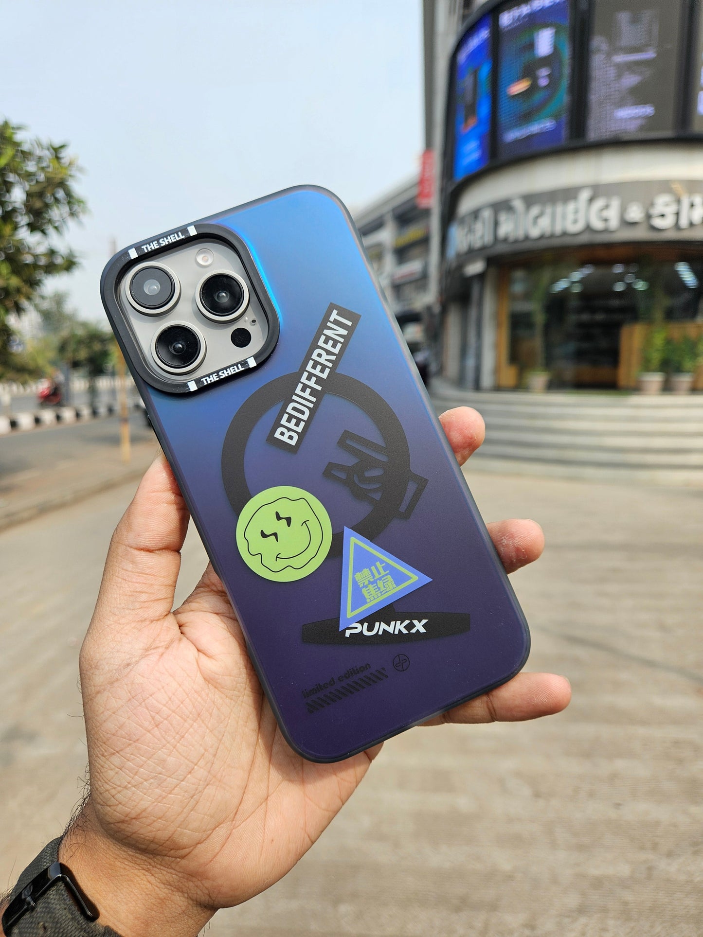 The SHELL PUNK X Printed case for iPhone