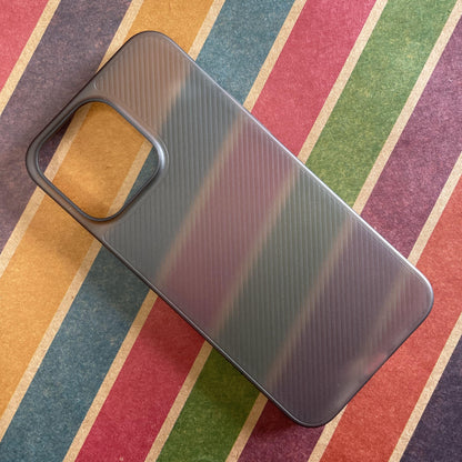 Super Slim Grip Black Paper Case For iPhone