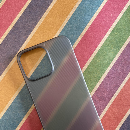 Super Slim Grip Black Paper Case For iPhone