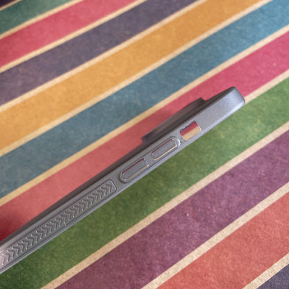 Super Slim Grip Black Paper Case For iPhone