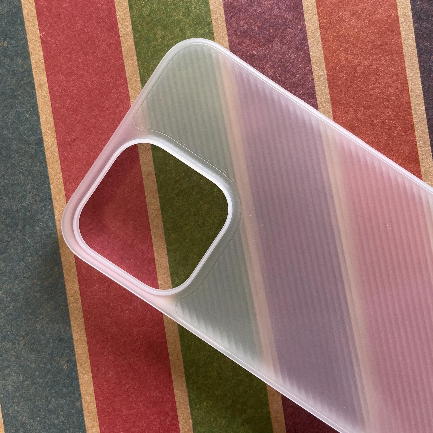 Super Slim Grip White Paper Case For iPhone