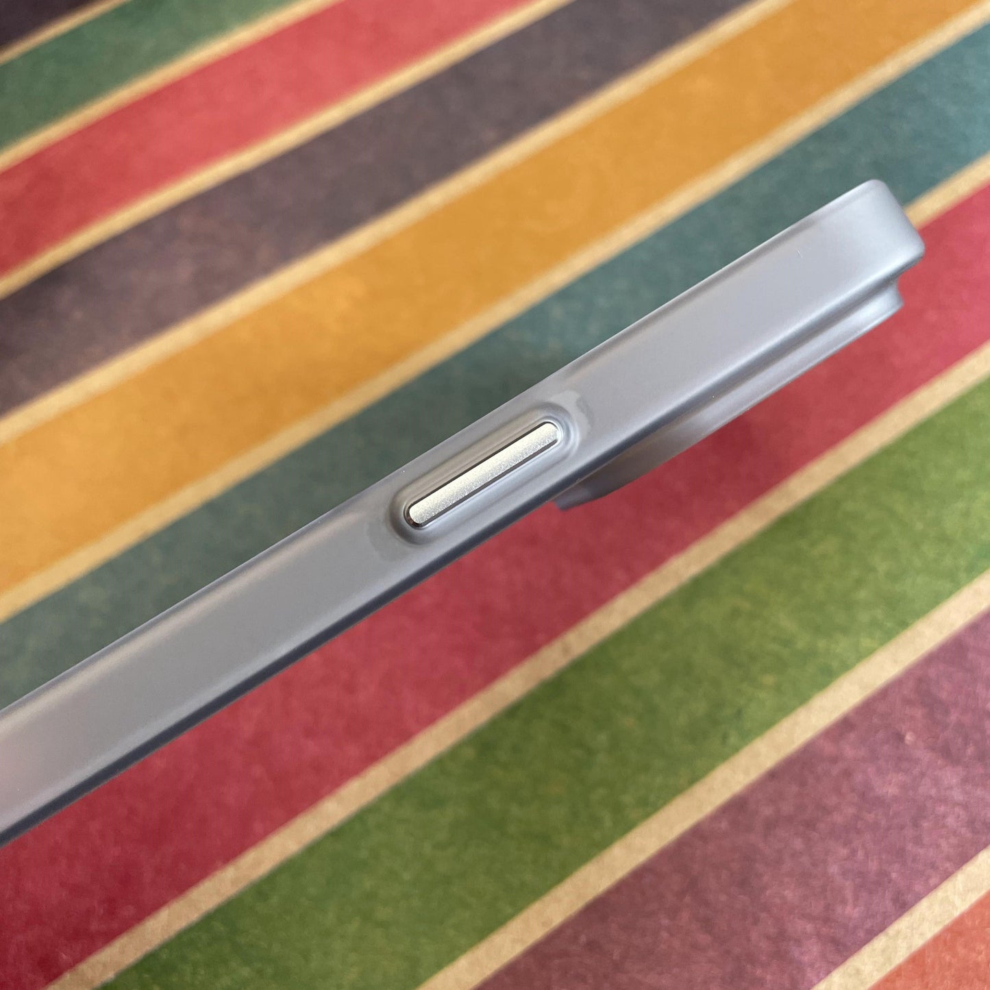 Grid Smoked Slim Bumper Case For iPhone