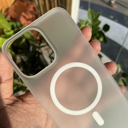 Super Slim Frosted MagSafe Case For iPhone 15 ProMax