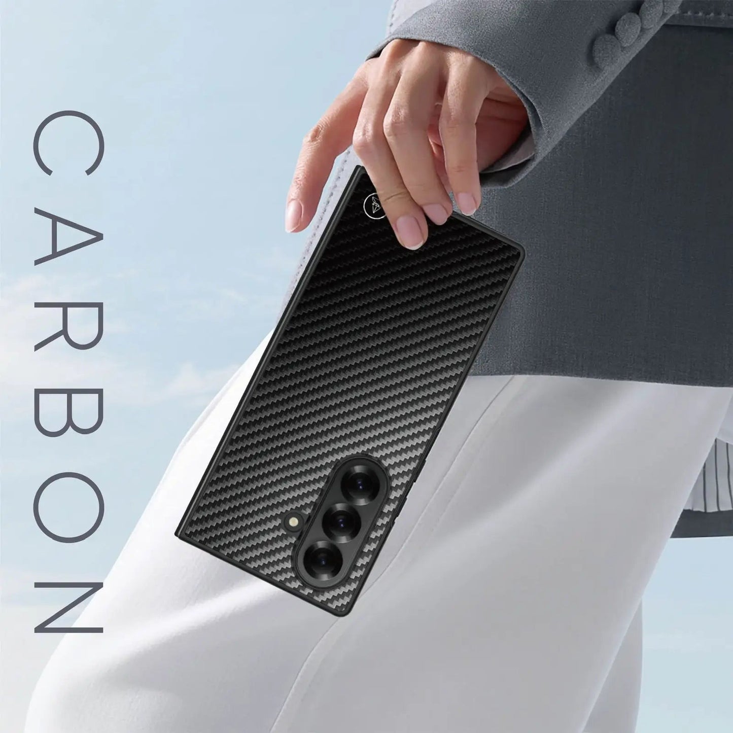 OKOZ Eclipse Carbon MagSafe Case for Samsung Galaxy Z Fold7
