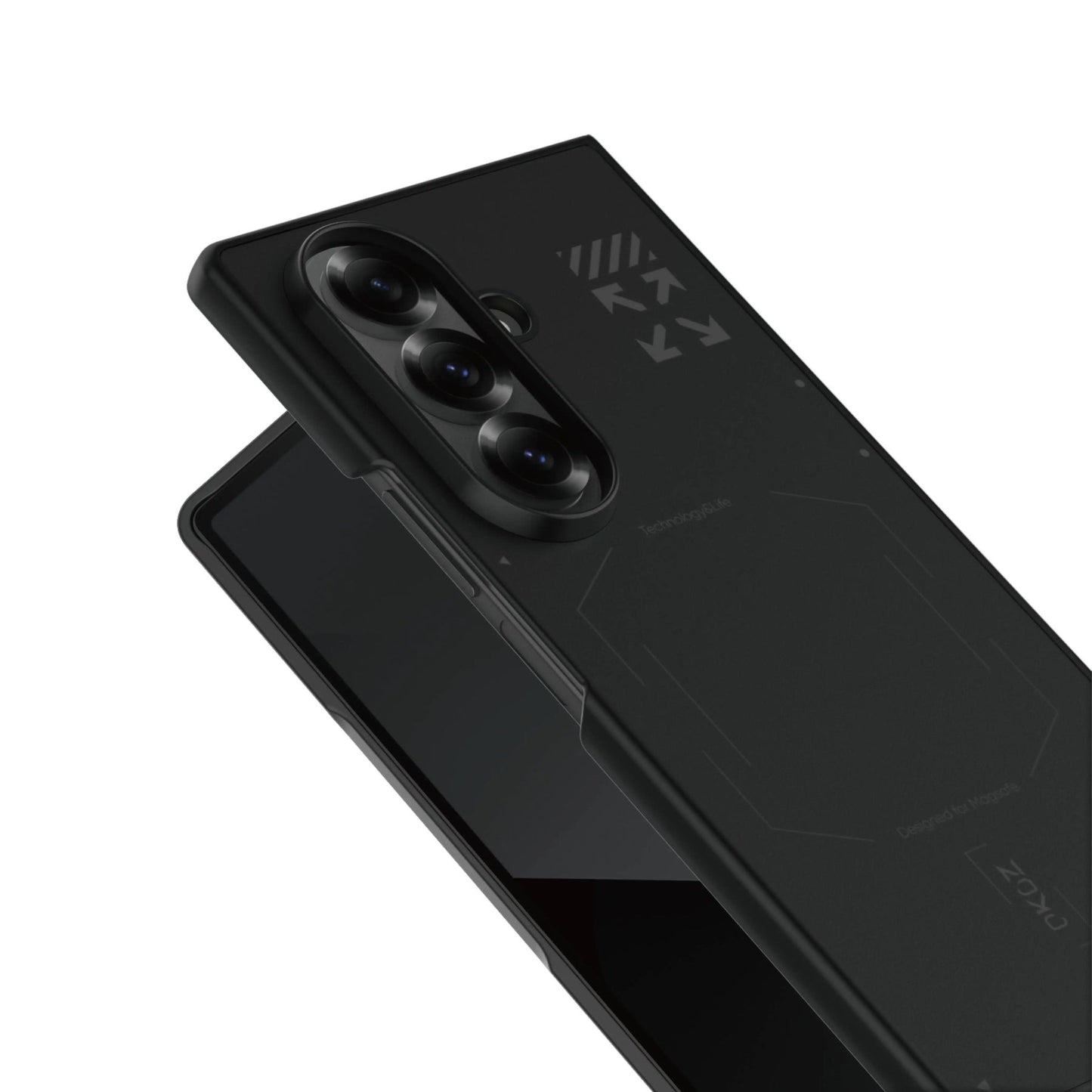 OKOZ Cyber Leather MagSafe Case for Samsung Galaxy Z Fold7