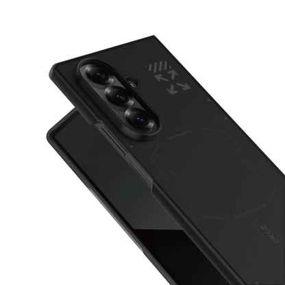 OKOZ Cyber Leather MagSafe Case for Samsung Galaxy Z Fold7