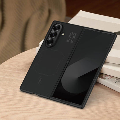 OKOZ Cyber Leather MagSafe Case for Samsung Galaxy Z Fold7