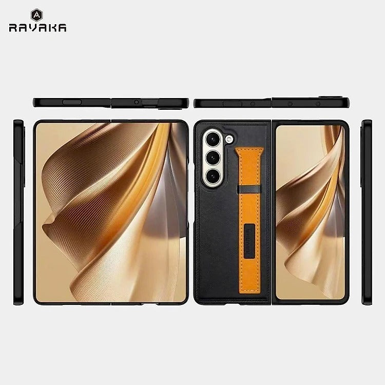 RAVAKA Lucas Leather case with Strap for Samsung Galaxy Z Fold7