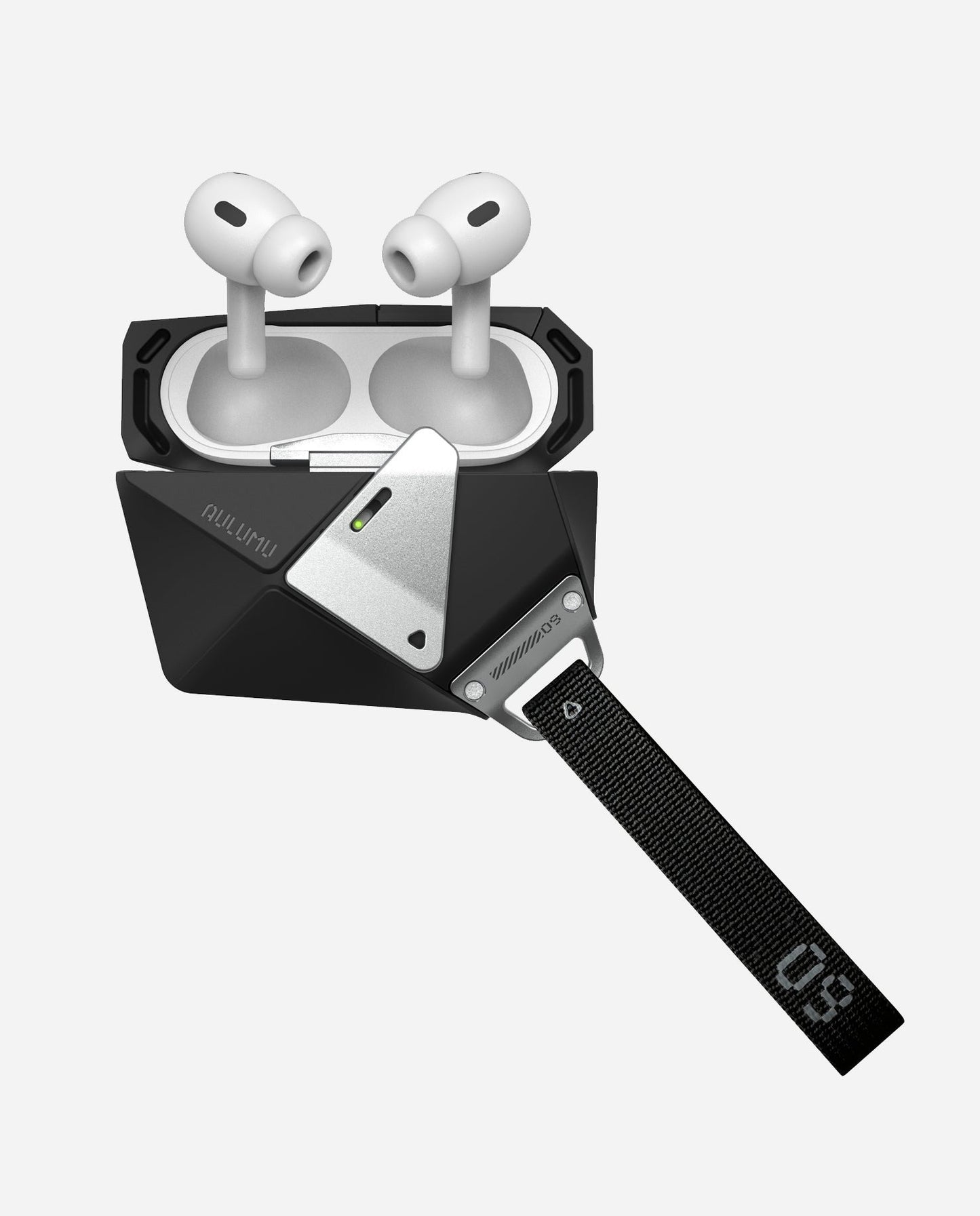 Aulumu A09 Geometric Case for AirPods Pro Series | Lock & Lanyard