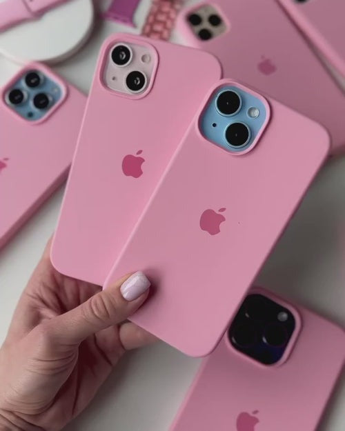 Candy Pink OG Silicone Case for iPhone