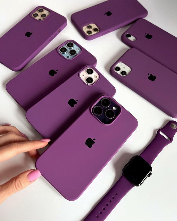 Purple OG Silicone Case for iPhone