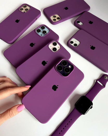 Purple OG Silicone Case for iPhone