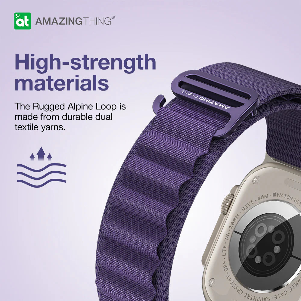 AMAZINGTHING TITAN SPORT Alpine Loop Apple Watch Band for Apple Watch 49mm/46mm/45mm/44mm