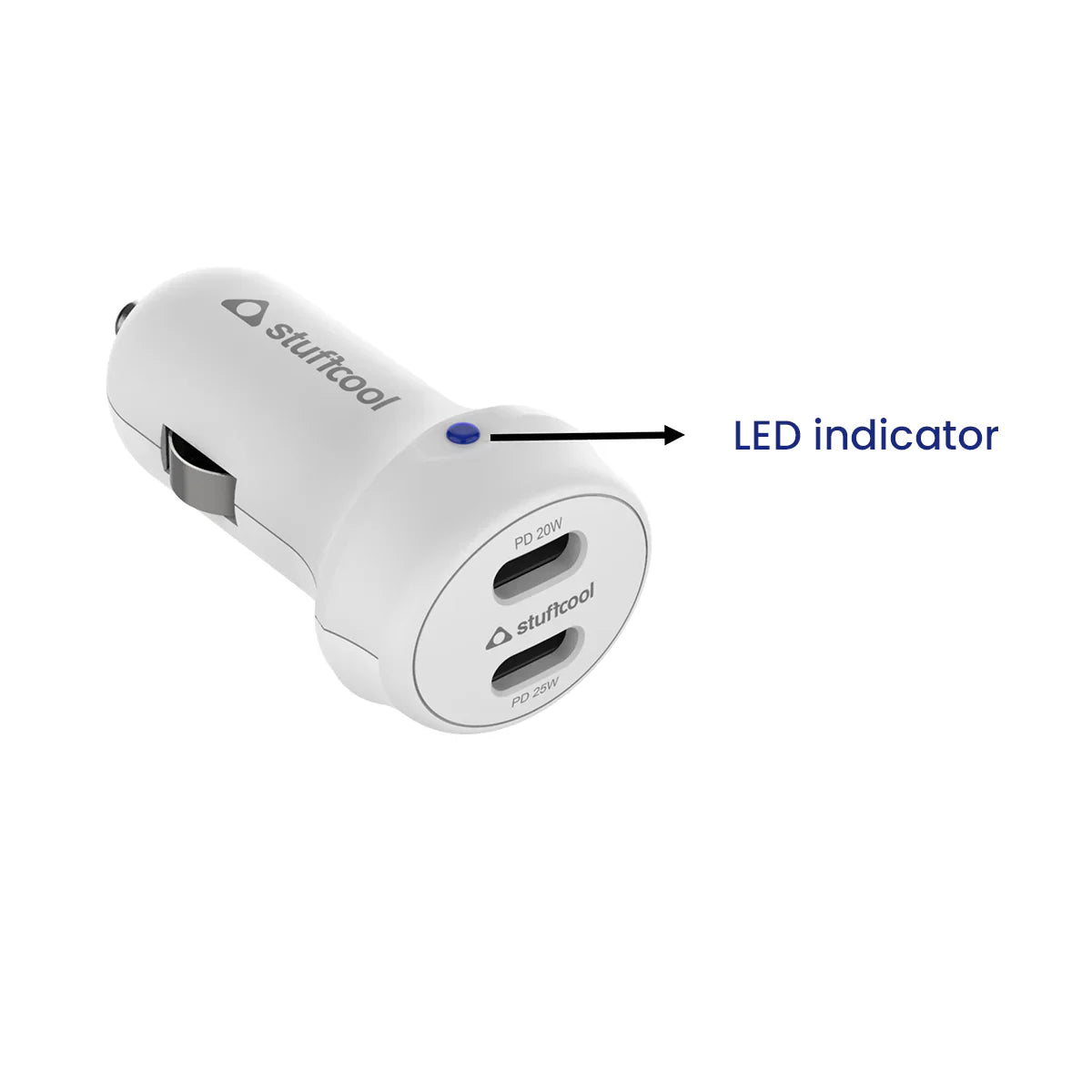 Stuffcool Atom Plus CC 45W Car Charger with PPS