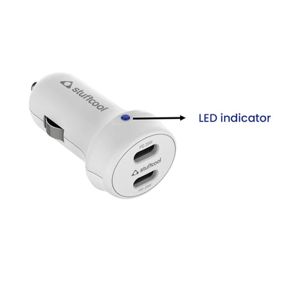 Stuffcool Atom Plus CC 45W Car Charger with PPS