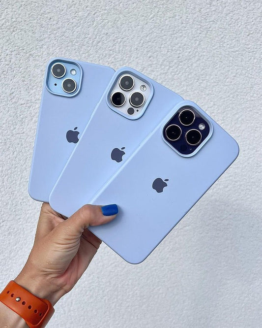 Lilac Blue OG Silicone Case for iPhone