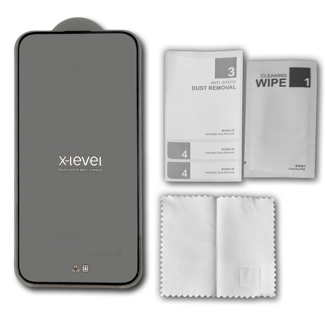 X-level HD+ 2.5 D Tempered Glass for iPhone