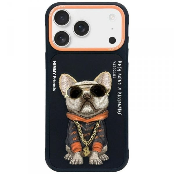 Nimmy Glasses Cool Dog Black case for iPhone 17 Pro
