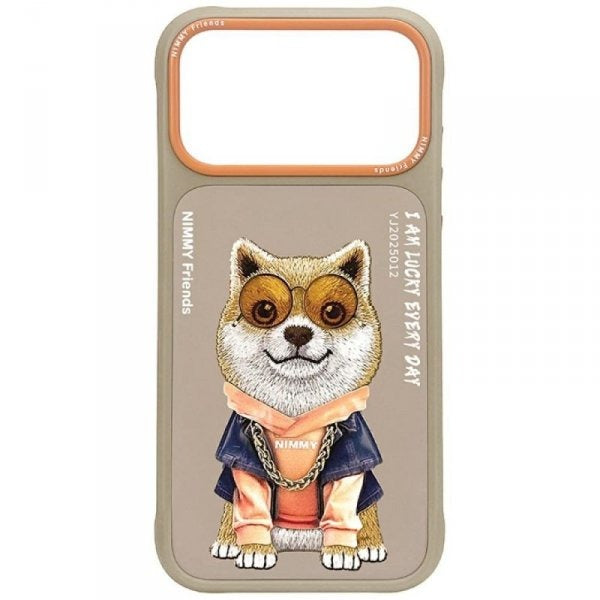 Nimmy Glasses Cool Dog Beige case for iPhone 17 Pro