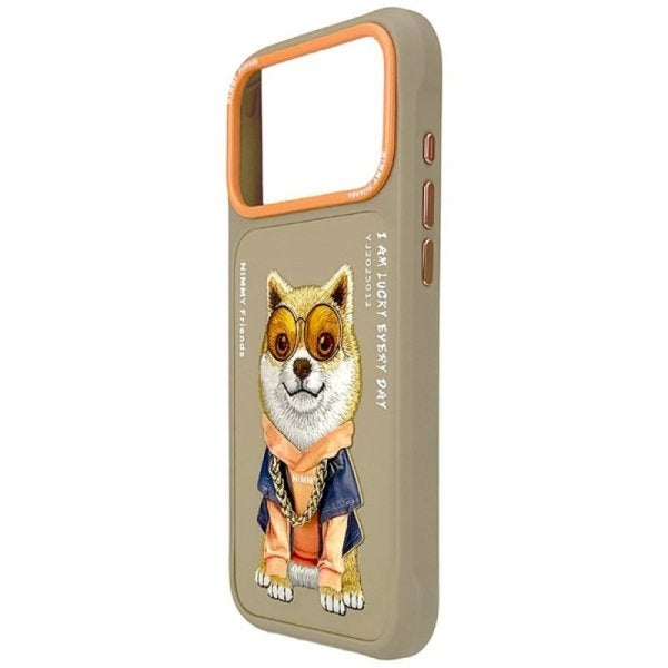 Nimmy Glasses Cool Dog Beige case for iPhone 17 Pro Max