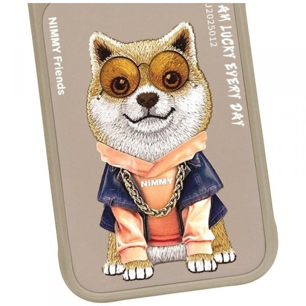 Nimmy Glasses Cool Dog Beige case for iPhone 17 Pro Max