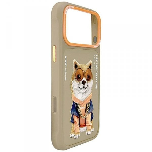 Nimmy Glasses Cool Dog Beige case for iPhone 17 Pro