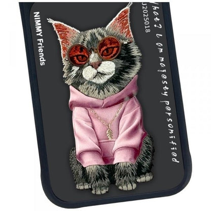 Nimmy Glasses Cool Cat Black case for iPhone 17 Pro