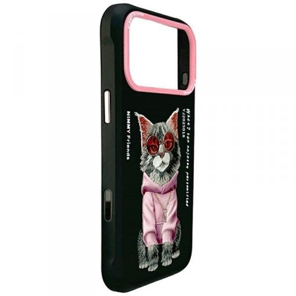 Nimmy Glasses Cool Cat Black case for iPhone 17 Pro Max