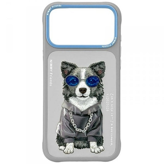 Nimmy Glasses Cool Dog Gray case for iPhone 17 Pro Max