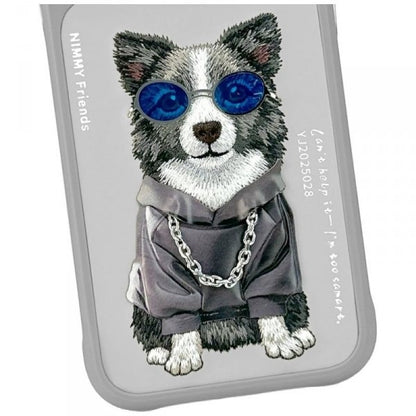 Nimmy Glasses Cool Dog Gray case for iPhone 17 Pro