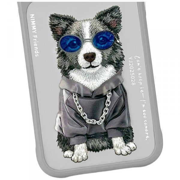Nimmy Glasses Cool Dog Gray case for iPhone 17 Pro Max