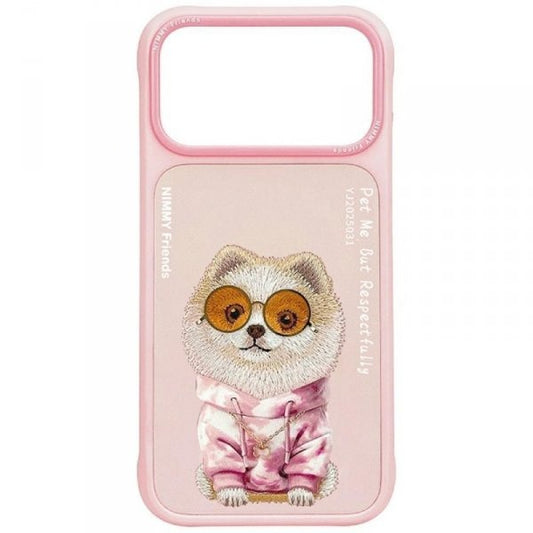 Nimmy Glasses Cool Dog Pink case for iPhone 17 Pro