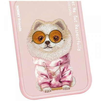 Nimmy Glasses Cool Dog Pink case for iPhone 17 Pro Max