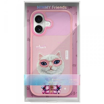 Nimmy Cool&Cute 2.0 Pink Cat case for iPhone 17