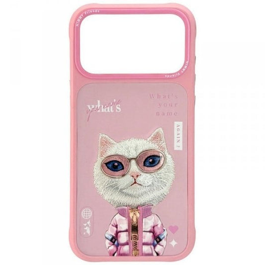 Nimmy Cool&Cute 2.0 Pink Cat case for iPhone 17 Pro Max