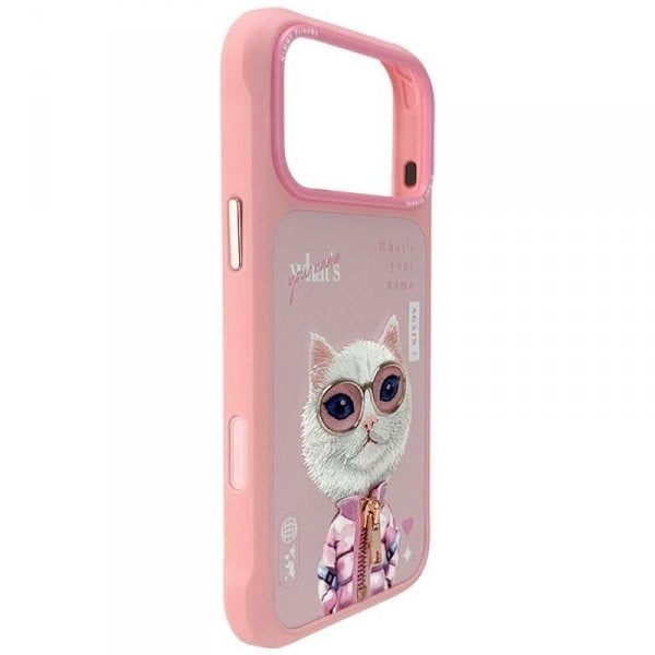 Nimmy Cool&Cute 2.0 Pink Cat case for iPhone 17 Pro